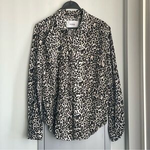 ANTHROPOLOGIE PISTOLA Animal Print Button-Up Shirt